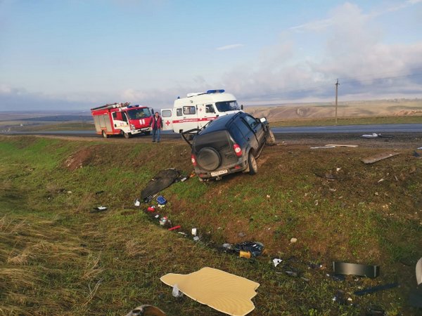 Двое погибли в утренней аварии на трассе М-5 Урал в Оренбуржье